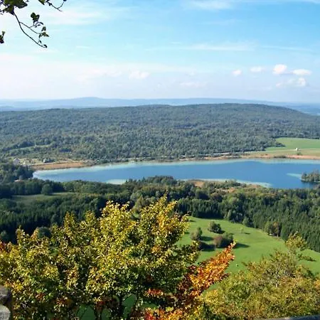 Grimont Gite Au Calme Grand Terrain Circuit Cascades Du Herisson Saugeot Exterior photo